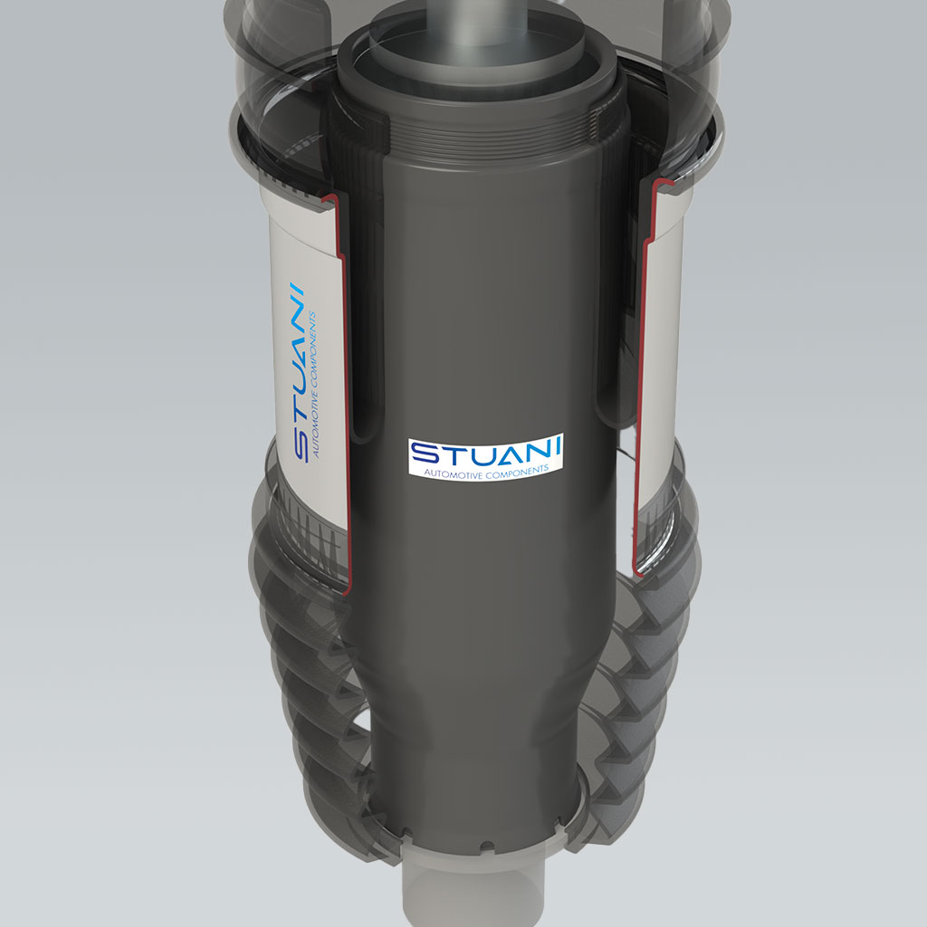 Cilindri Vincolati in Alluminio per Sospensioni ad Aria dettaglio